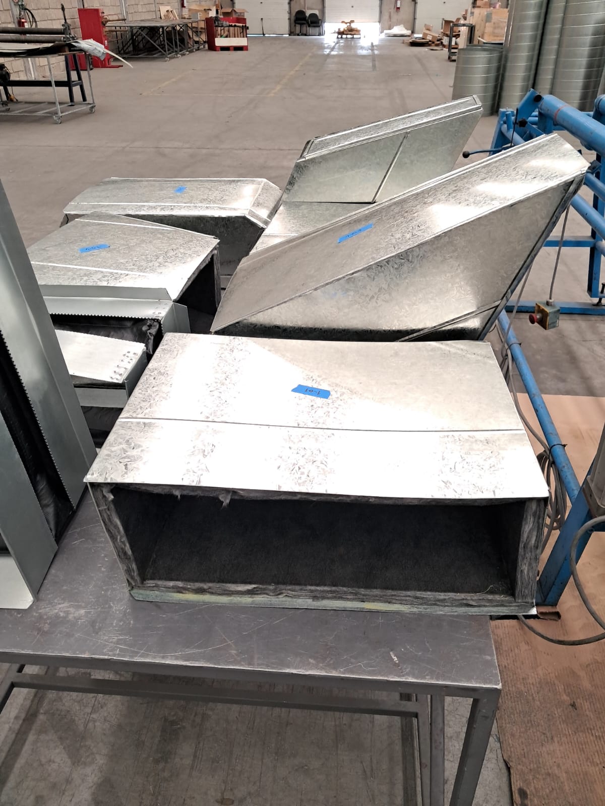 Fabricación de ductos rectangulares - vista 1